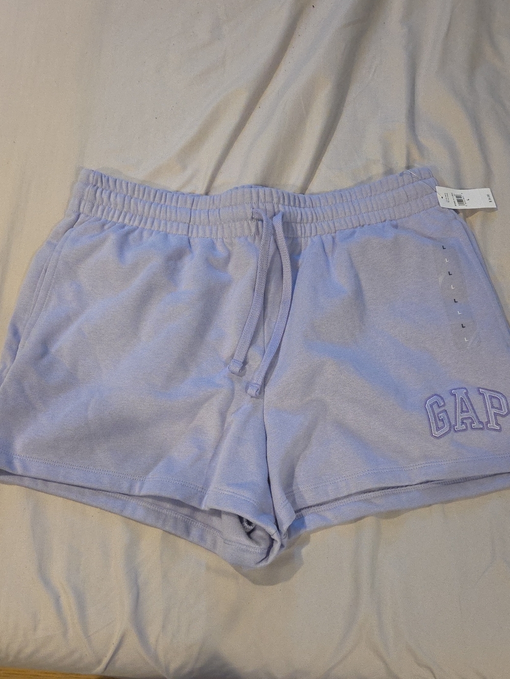 GAP Lavender Drawstring Athletic Sweat Shorts